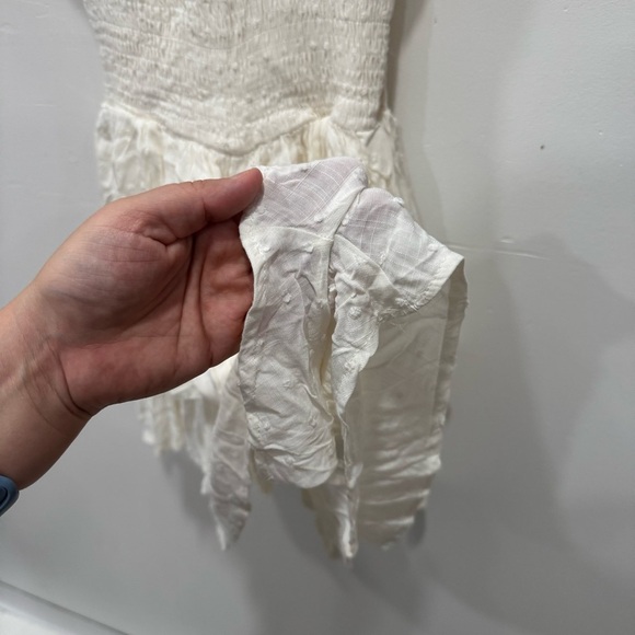 Princess Polly The Love Galore Romper White Lower Impact Ruffle Tiered Size 2 - Picture 8 of 12